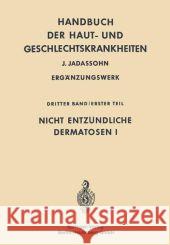 Nicht Entzündliche Dermatosen I Gottron, Heinrich A. 9783642876240 Springer - książka