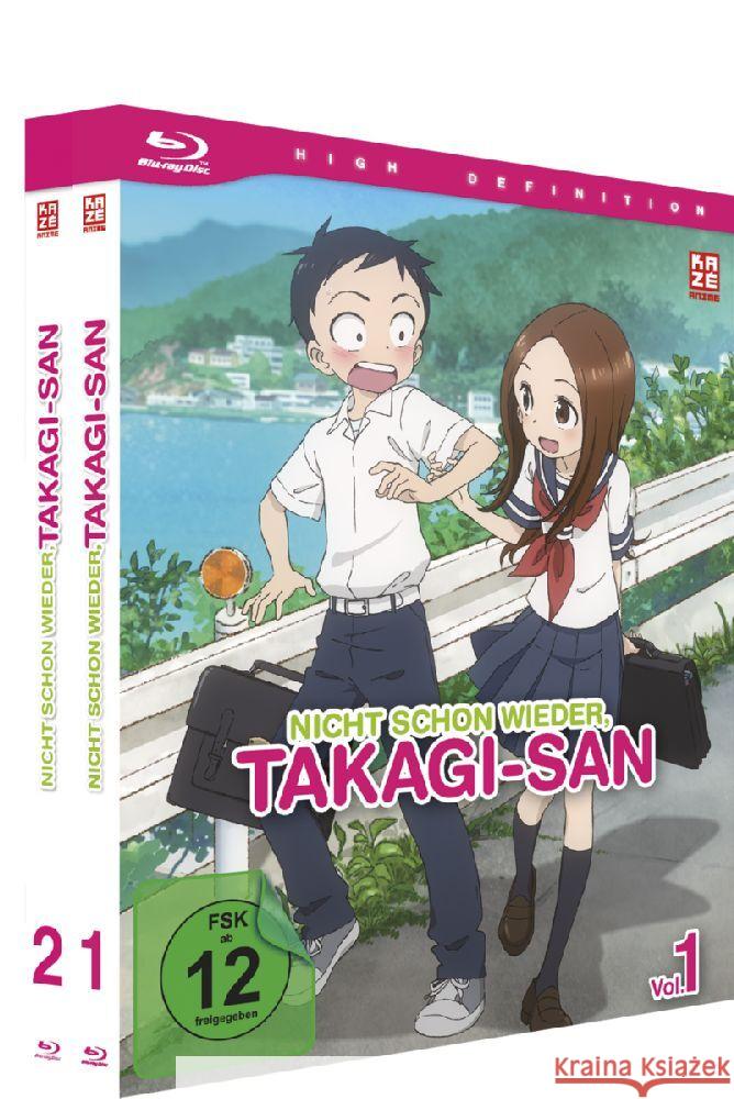 Nicht schon wieder, Takagi-san. Staffel.1, 2 Blu-ray (Gesamtausgabe)  7630017510938 Crunchyroll - książka