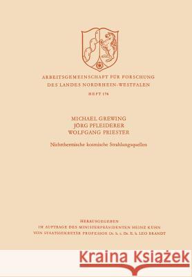 Nichtthermische Kosmische Strahlungsquellen Michael Grewing 9783322983916 Vs Verlag Fur Sozialwissenschaften - książka