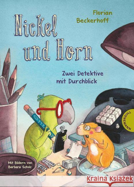 Nickel und Horn - Zwei Detektive mit Durchblick : Ausgezeichnet mit dem Leipziger Lesekompass 2018 Beckerhoff, Florian 9783522184366 Thienemann Verlag - książka