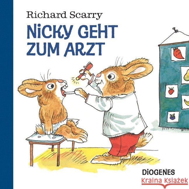 Nicky geht zum Arzt Scarry, Richard 9783257012477 Diogenes - książka