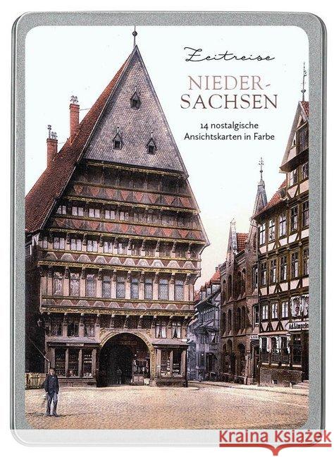 Niedersachsen : 14 nostalgische Ansichtskarten in Farbe  4251517502792 Paper Moon - książka