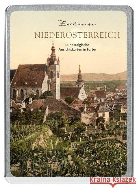 Niederösterreich : 14 nostalgische Ansichtskarten in Farbe  4251517503041 Paper Moon - książka