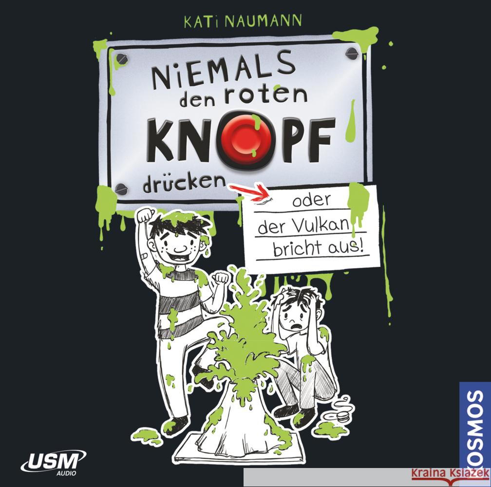 Niemals den roten Knopf drücken, 2 Audio-CD Naumann, Kati 9783803234742 United Soft Media (USM) - książka