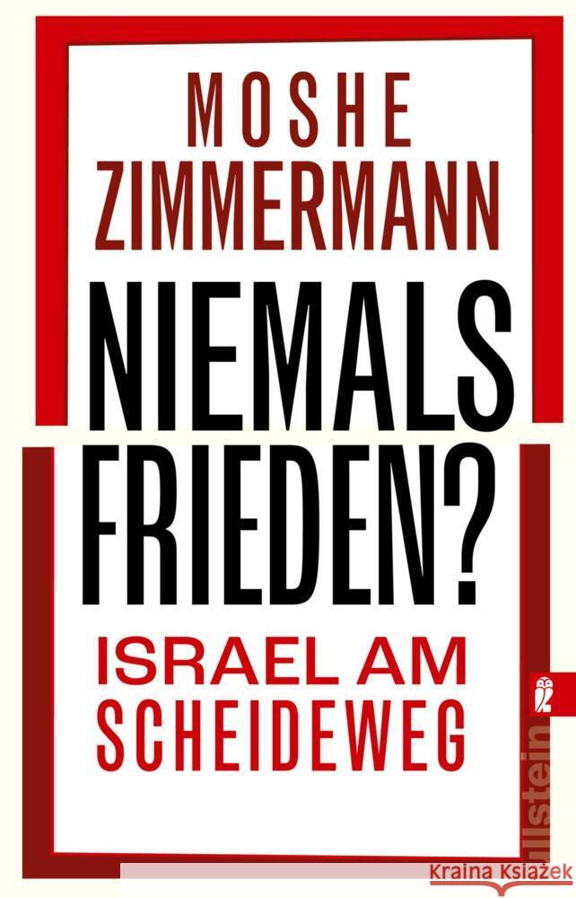 Niemals Frieden? Zimmermann, Moshe 9783548070414 Ullstein TB - książka