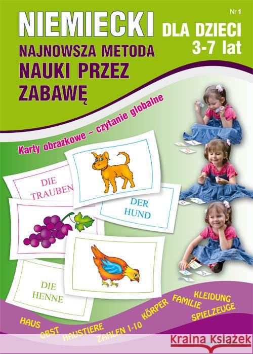 Niemiecki dla dzieci 1. 3-7 lat Basse Monika Piechocka-Empel Katarzyna 9788381145404 Literat - książka