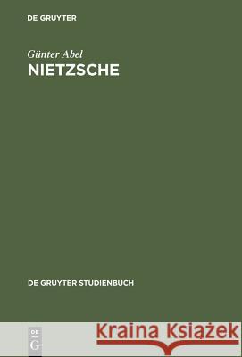 Nietzsche Abel, Günter 9783110151916 Walter de Gruyter - książka