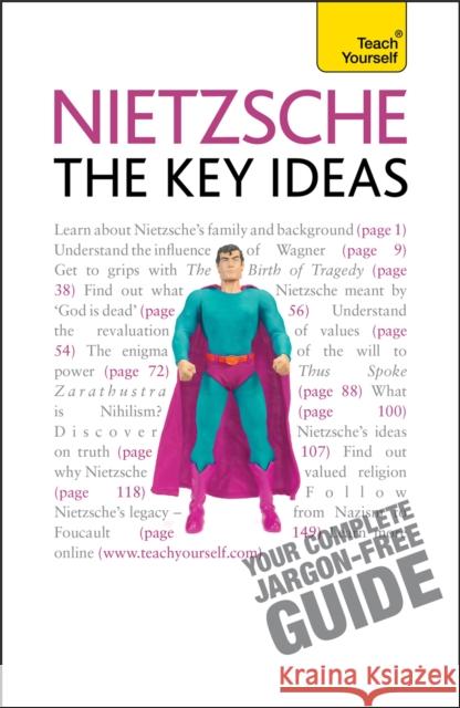 Nietzsche - The Key Ideas Jackson, Roy 9781444105018 HODDER EDUCATION - książka