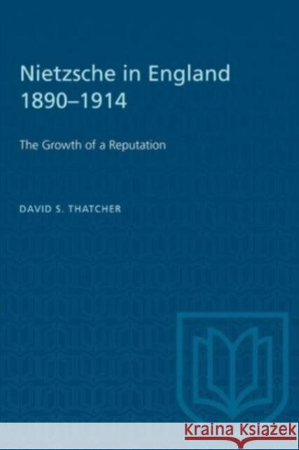 NIETZSCHE IN ENGLAND 1890-1914  9781487572259 TORONTO UNIVERSITY PRESS - książka