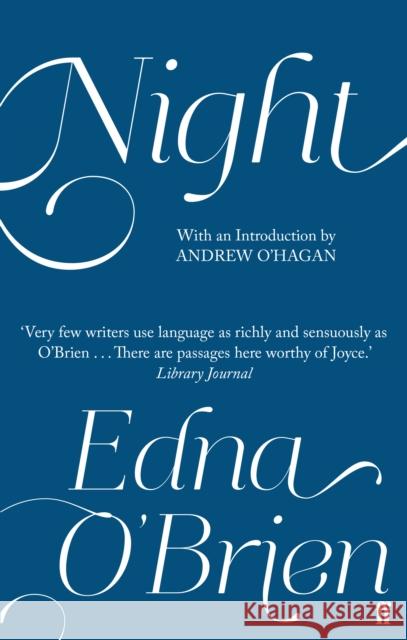 Night Edna OBrien 9780571270293 FABER & FABER - książka