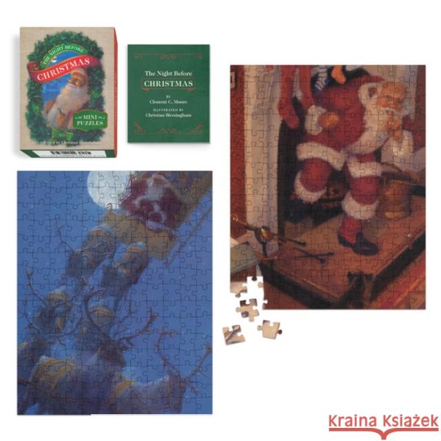 Night Before Christmas Mini Puzzles Clement Clarke Moore 9780762499519 Rp Minis - książka