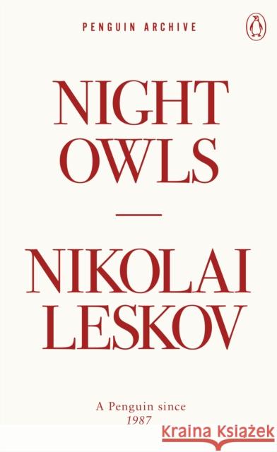 Night Owls Nikolai Leskov 9780241752197 Penguin Books Ltd - książka