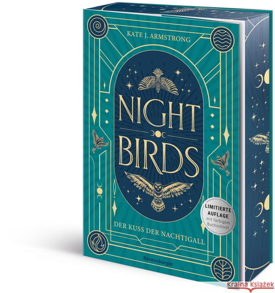 Nightbirds, Band 1: Der Kuss der Nachtigall (Epische Romantasy | Limitierte Auflage mit Farbschnitt) Armstrong, Kate J. 9783473402243 Ravensburger Verlag - książka