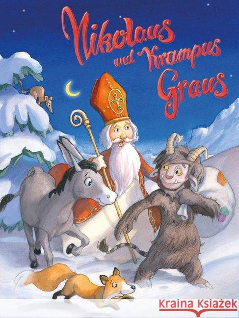 Nikolaus und Krampus Graus Holzinger, Michaela 9783700445098 Breitschopf Medien - książka