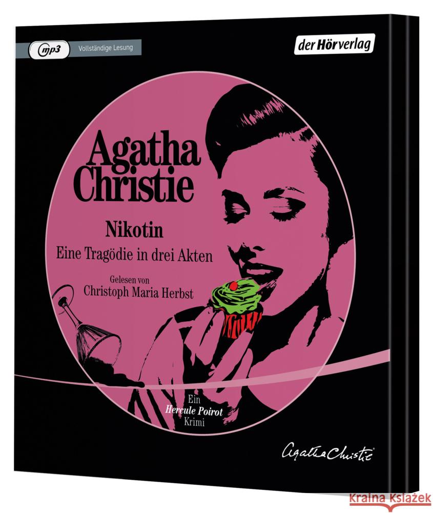 Nikotin - Eine Tragödie in drei Akten, 1 Audio-CD, 1 MP3 Christie, Agatha 9783844554168 DHV Der HörVerlag - książka