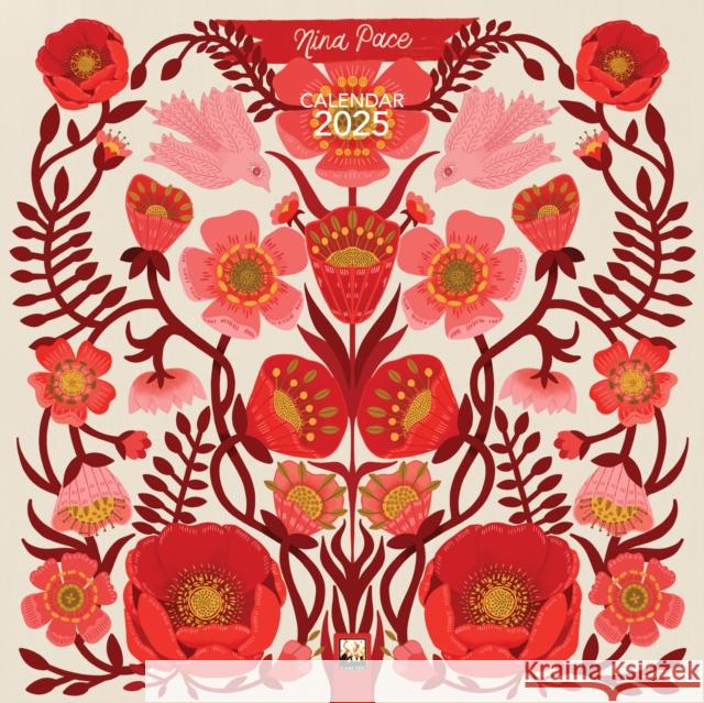 Nina Pace Wall Calendar 2025 (Art Calendar) Flame Tree Studio 9781835620465 Flame Tree Calendars - książka