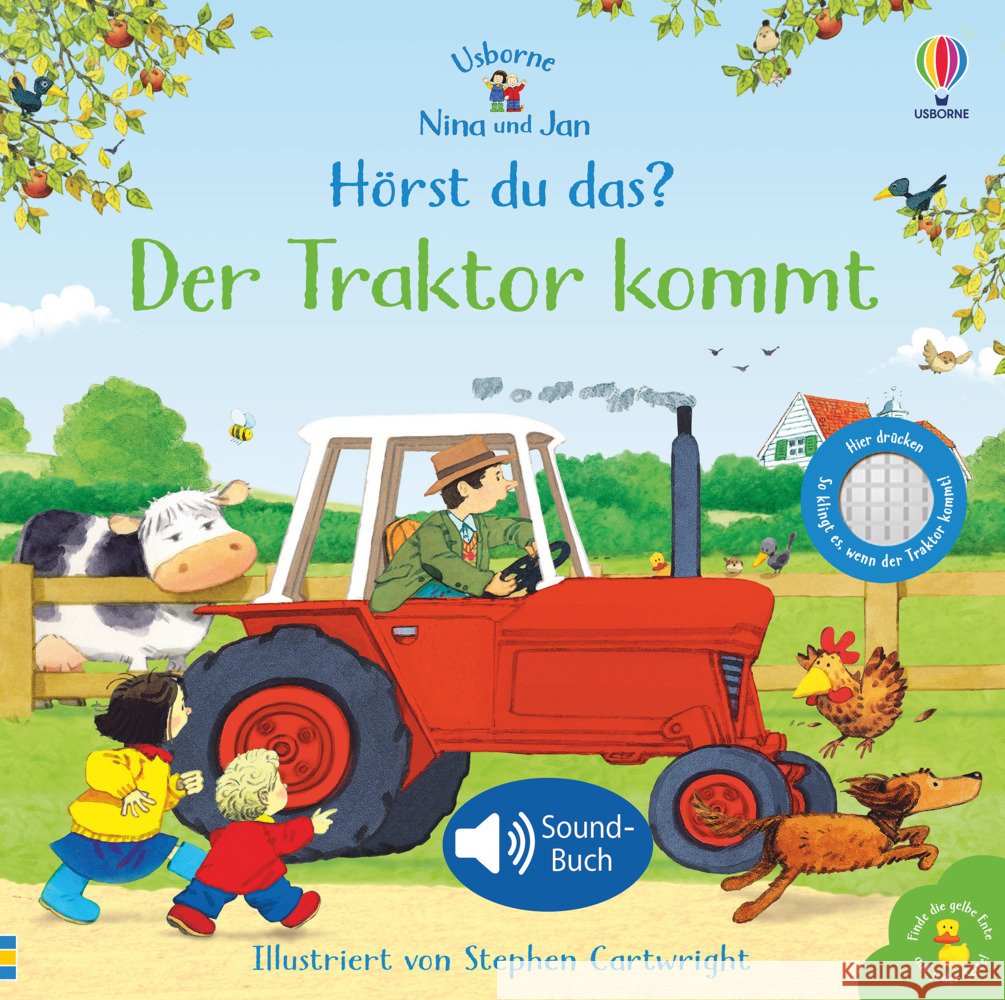 Nina und Jan - Hörst du das? Der Traktor kommt Taplin, Sam 9781789414516 Usborne Verlag - książka