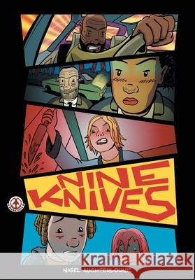 Nine Knives Nigel Auchterlounie 9781918052404 Markosia Enterprises - książka