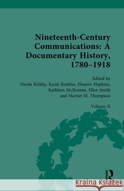 Nineteenth Century Communications: A Documentary History, 1780-1918: Volume II: Invention, Innovation, Transformation Nicola Kirkby Karin Koehler Eleanor Hopkins 9780367477073 Routledge - książka