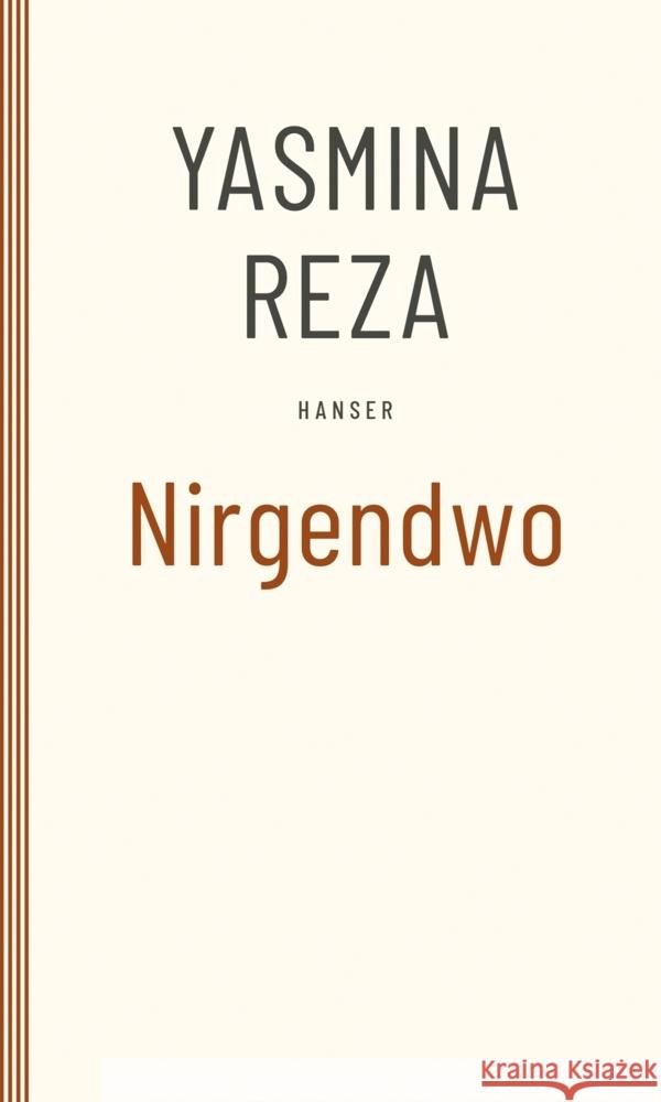 Nirgendwo Reza, Yasmina 9783446273276 Hanser - książka