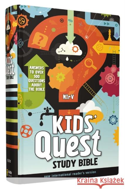 NIrV, Kids' Quest Study Bible, Hardcover: Answers to over 500 Questions about the Bible  9780310744856 Zonderkidz - książka