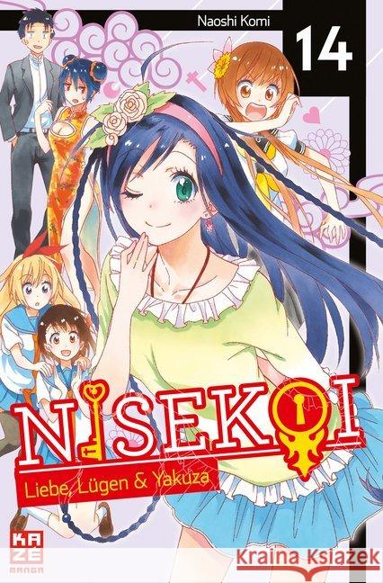 Nisekoi. Bd.14 : Liebe, Lügen & Yakuza Komi, Naoshi 9782889216529 Kazé Manga - książka