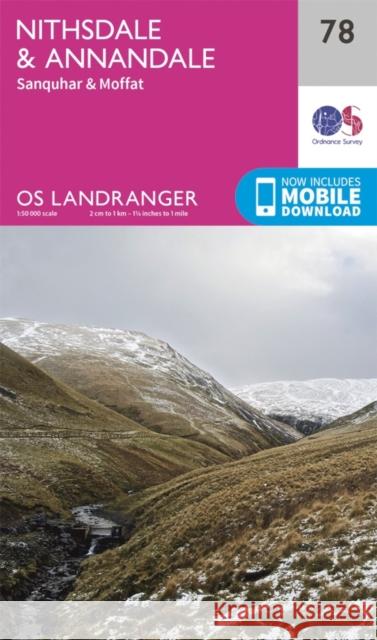 Nithsdale & Annandale, Sanquhar & Moffat Ordnance Survey 9780319261767 Ordnance Survey - książka