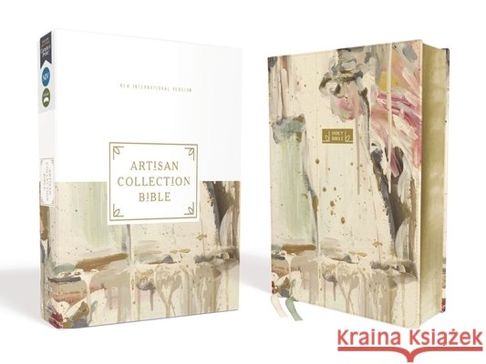 Niv, Artisan Collection Bible, Leathersoft, Multi-Color/Cream, Red Letter, Comfort Print  9780310460572 Zondervan - książka