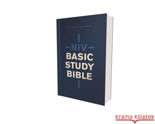 Niv, Basic Study Bible, Economy Edition, Paperback, Blue, Red Letter Zondervan 9780310461043 Zondervan - książka