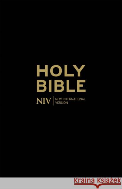 NIV Holy Bible - Anglicised Black Gift and Award   9781444701593 John Murray Press - książka