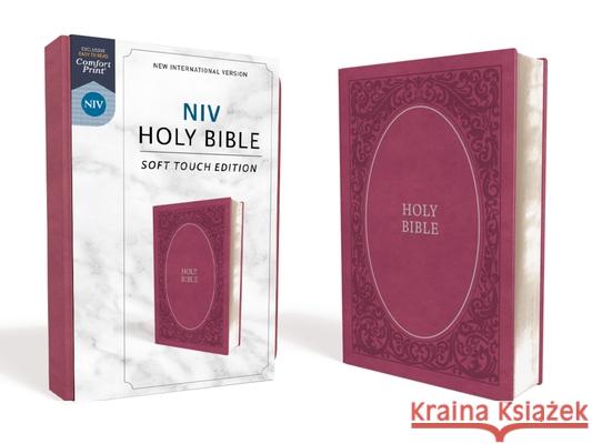 NIV, Holy Bible, Soft Touch Edition, Imitation Leather, Pink, Comfort Print Zondervan 9780310450498 Zondervan - książka