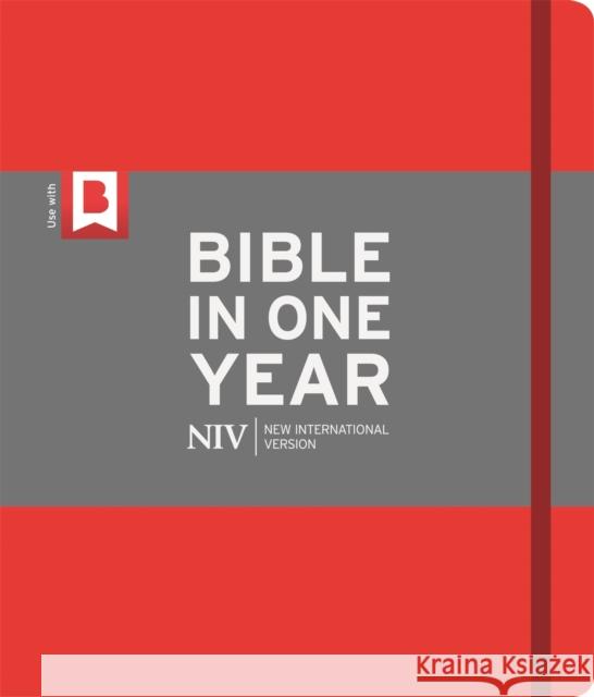 NIV Journalling Bible in One Year: Red New International Version   9781473674967 John Murray Press - książka