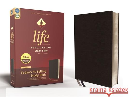 Niv, Life Application Study Bible, Third Edition, Bonded Leather, Black, Red Letter Edition Zondervan 9780310452775 Zondervan - książka