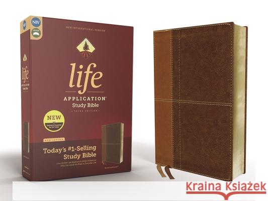 Niv, Life Application Study Bible, Third Edition, Leathersoft, Brown, Red Letter Edition Zondervan 9780310452829 Zondervan - książka