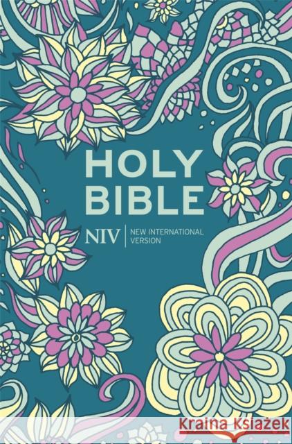 NIV Pocket Floral Hardback Bible   9781444701609 John Murray Press - książka