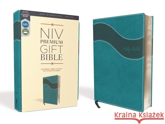 Niv, Premium Gift Bible, Leathersoft, Blue, Red Letter Edition, Comfort Print Zondervan 9780310094050 Zondervan - książka