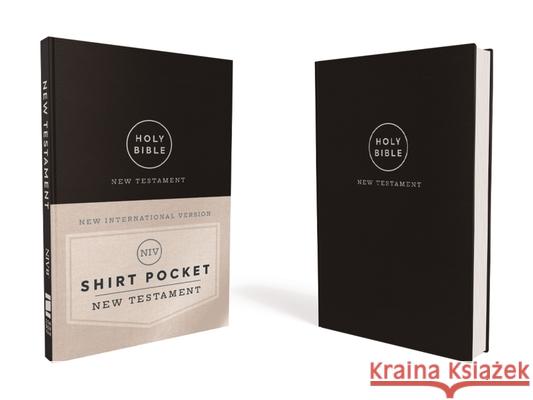 Niv, Shirt Pocket New Testament, Leathersoft, Black, Comfort Print Zondervan 9780310458739 Zondervan - książka