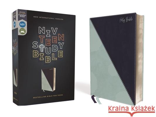 Niv, Teen Study Bible, Leathersoft, Teal, Comfort Print Lawrence O. Richards Sue W. Richards Zondervan 9780310456001 Zondervan - książka