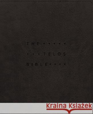 Niv, the Telos Bible, Leathersoft, Charcoal, Comfort Print: A Student's Guide Through Scripture Onehope                                  Zondervan 9780310458692 Zondervan - książka