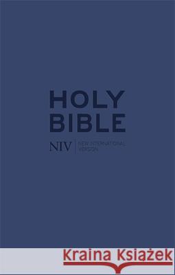 NIV Tiny Navy Soft-tone Bible with Zip New International Version  9781444794465 John Murray Press - książka