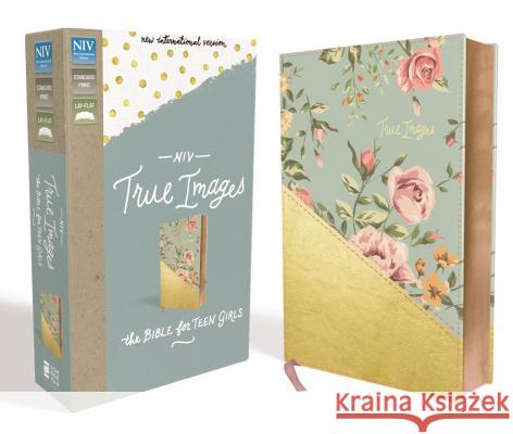 NIV, True Images Bible, Imitation Leather, Blue/Gold: The Bible for Teen Girls Livingstone Corporation                  Christopher D. Hudson 9780310080046 Zondervan - książka