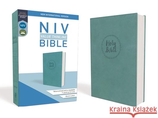 NIV, Value Thinline Bible, Imitation Leather, Blue Zondervan 9780310448471 Zondervan - książka