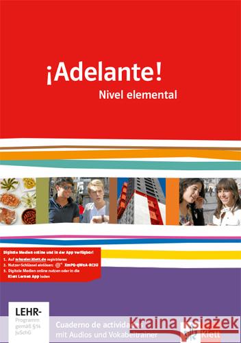 Nivel elemental, Cuaderno de actividades m. MP3-CD u. CD-ROM : 11. Schuljahr. Niveau A2 Cardoso, Francisco Pernat, Maria Pardellas, Rosamna 9783125380035 Klett - książka