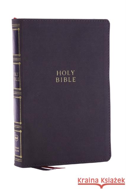 NKJV, Compact Center-Column Reference Bible, Gray Leathersoft, Red Letter, Comfort Print  9781400333059 Thomas Nelson Publishers - książka