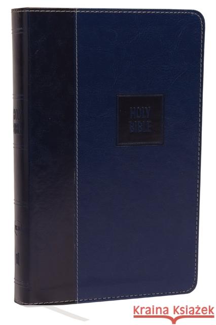 NKJV, Deluxe Gift Bible, Imitation Leather, Blue, Red Letter Edition Thomas Nelson 9780718075224 Thomas Nelson - książka