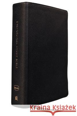 Nkjv, Evangelical Study Bible, Genuine Leather, Black, Red Letter, Comfort Print: Christ-Centered. Faith-Building. Mission-Focused. Thomas Nelson 9780785292746 Thomas Nelson - książka