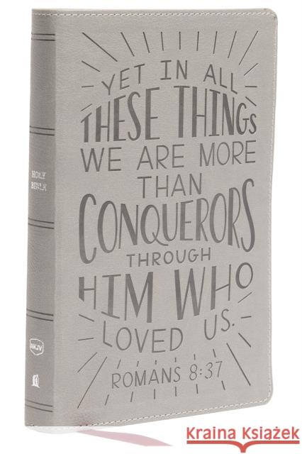 Nkjv, Holy Bible for Kids, Verse Art Cover Collection, Leathersoft, Gray, Comfort Print: Holy Bible, New King James Version Thomas Nelson 9780785291442 Thomas Nelson - książka