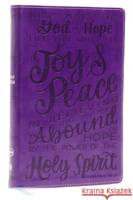 NKJV, Holy Bible for Kids, Verse Art Cover Collection, Leathersoft, Purple, Comfort Print: Holy Bible, New King James Version  9780785291480 Thomas Nelson - książka