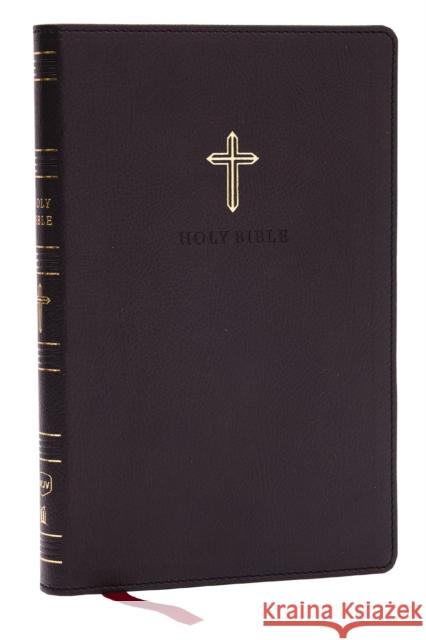 NKJV Holy Bible, Ultra Thinline, Black Leathersoft, Red Letter, Comfort Print Thomas Nelson 9781400338405 Thomas Nelson Publishers - książka