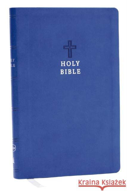 NKJV Holy Bible, Value Ultra Thinline, Blue Leathersoft, Red Letter, Comfort Print Thomas Nelson 9781400338399 Thomas Nelson Publishers - książka